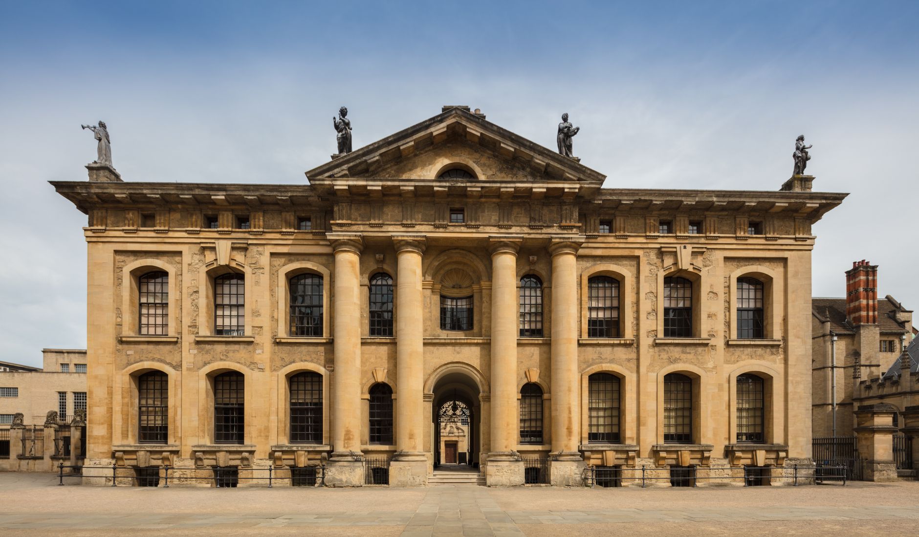 historic clarendon building in oxford england
